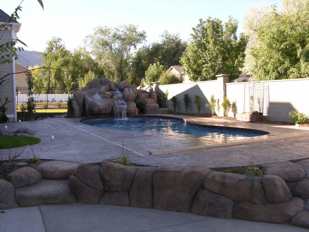 Private Backyard Swimming Pool