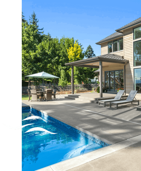 SBI custom swimming pool and landscaping- utah pool builder