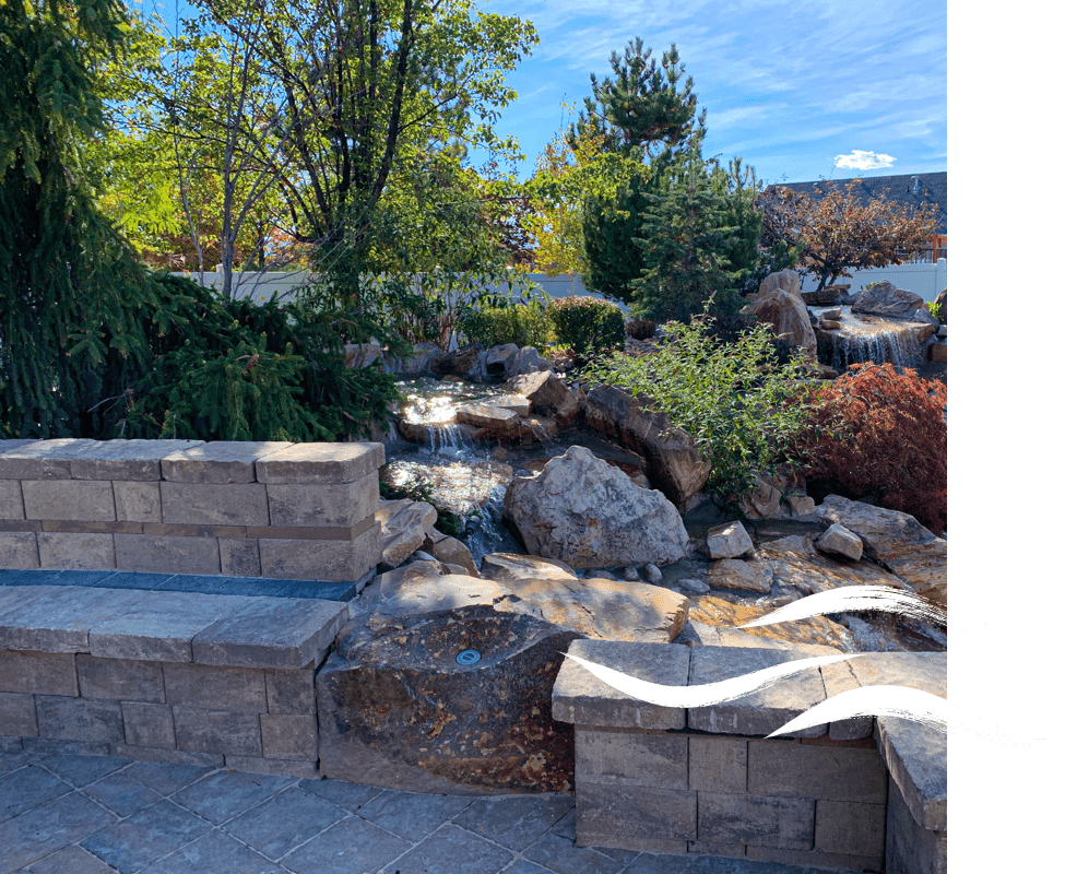 Utah Decorative Landscape Rock Installation Services | SBI Waterfalls